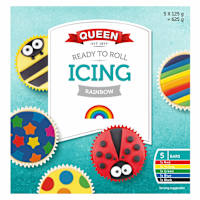 Queen Icing Rainbow