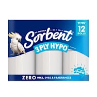 Sorbent Hypo-Allergenic Toilet Tissue Rolls