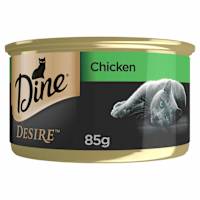 Dine Desire Succulent Chicken Grain Free Wet Cat Food Can