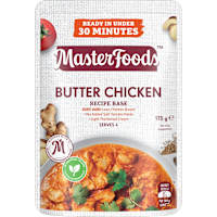 MasterFoods Butter Chicken Recipe Base Stove Top Pouch
