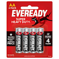 Eveready Super Heavy Duty AA Batteries