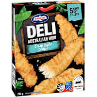 Birds Eye Deli Hoki Fillets Lightly Battered