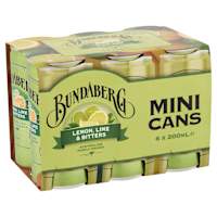 Bundaberg Lemon Lime & Bitters Mini Cans