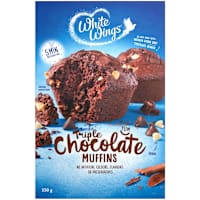 White Wings Muffin Mix Triple Chocolate