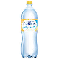 Mount Franklin Lightly Sparkling Water Lemon Bottle