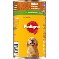 Pedigree Loaf With Five Kinds Of Meat Wet Dog Food Can