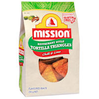 Mission Corn Chips Chilli & Lime