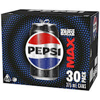 Pepsi Max No Sugar Soda Cans