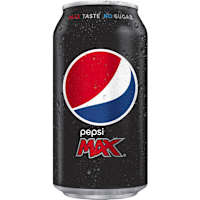 Pepsi Max No Sugar Soda Cans