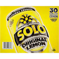 Schweppes Solo Thirst Crusher Original Lemon Multipack Cans