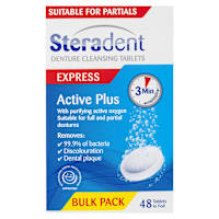 Steradent Active Plus Denture Cleansing Tablets