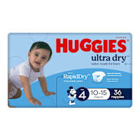 Huggies Ultra Dry Nappies Boys Size 4 (10-15kg)