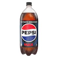 Pepsi Max No Sugar Soda Bottle