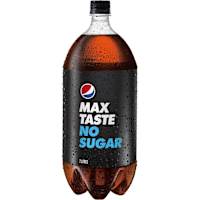 Pepsi Max No Sugar Soda Bottle