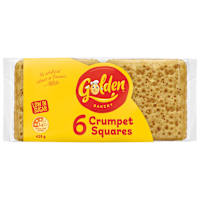 Golden Crumpets Squares