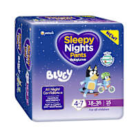 BabyLove Sleepy Nights 4-7 Years Overnight Pants