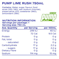 Pump Lime Rush Water Bottle