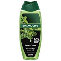 Palmolive Men Deep Clean Body Wash With Spearmint Oil pH Balanced