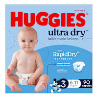 Huggies Ultra Dry Nappies Boys Size 3 (6-11kg)