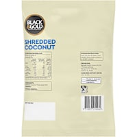 Black & Gold Shredded Coconut