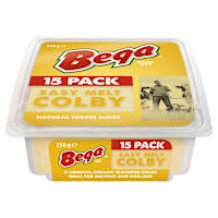 Bega Easy Melt Colby Natural Cheese Slices