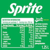 Sprite Lemonade Soft Drink