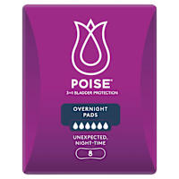 Poise Incontinence Pads Overnight Absorbency