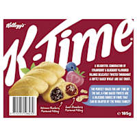 Kellogg's K-Time Baked Twists Strawberry & Blueberry Flavour