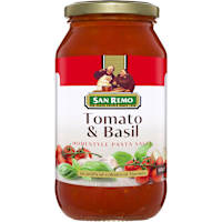 San Remo Pasta Sauce Tomato & Basil