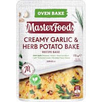 MasterFoods Creamy Herb Garlic Potato Bake
