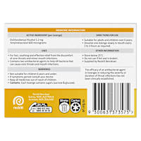 Strepsils Double Antibacterial Soothing Throat Lozenge Honey And Lemon
