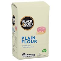 Black & Gold Plain Flour