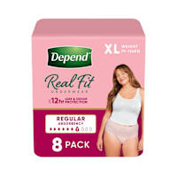 Depend Real Fit For Women Underwear Extra Large