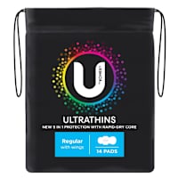 U By Kotex Ultrathin Pads Regular With Wings