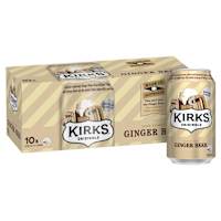 Kirks Originals Olde Stoney Ginger Beer Multipack Cans Soft Drink 
