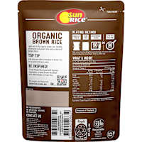 SunRice Organic Brown Rice Pouch