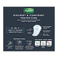 Depend Adult Care Shields For Men