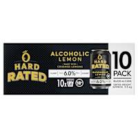 Hard Rated Alcoholic Lemon 6% Can 330mL 