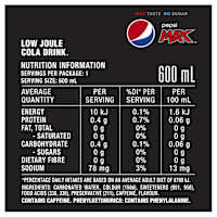 Pepsi Max Soda Bottle