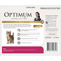 Optimum Kitten Wet Cat Food Salmon In Jelly Pouch