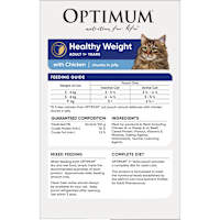Optimum Healthy Weight Wet Cat Food with Chicken Chunks In Jelly