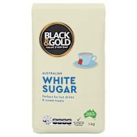 Black & Gold White Sugar