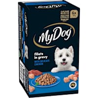 My Dog Fillets In Gravy With Tender Chicken Wet Dog Food Trays