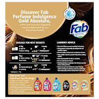 Fab Perfume Indulgence Gold Absolute Powder Laundry Washing Detergent