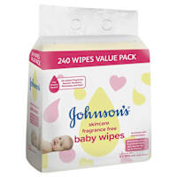 Johnson's Baby Wipes Skincare Fragrance Free
