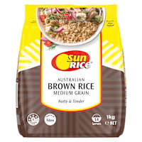 SunRice Medium Grain Brown Rice