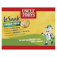 Uncle Tobys Le Snak Cheddar Cheese Dip & Crackers