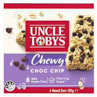 Uncle Tobys Muesli Bars Chewy Choc Chip