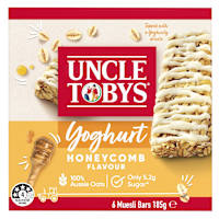 Uncle Tobys Muesli Bars Yoghurt & Honeycomb