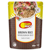 SunRice Steamed Gluten Free Brown Whole Grain Rice